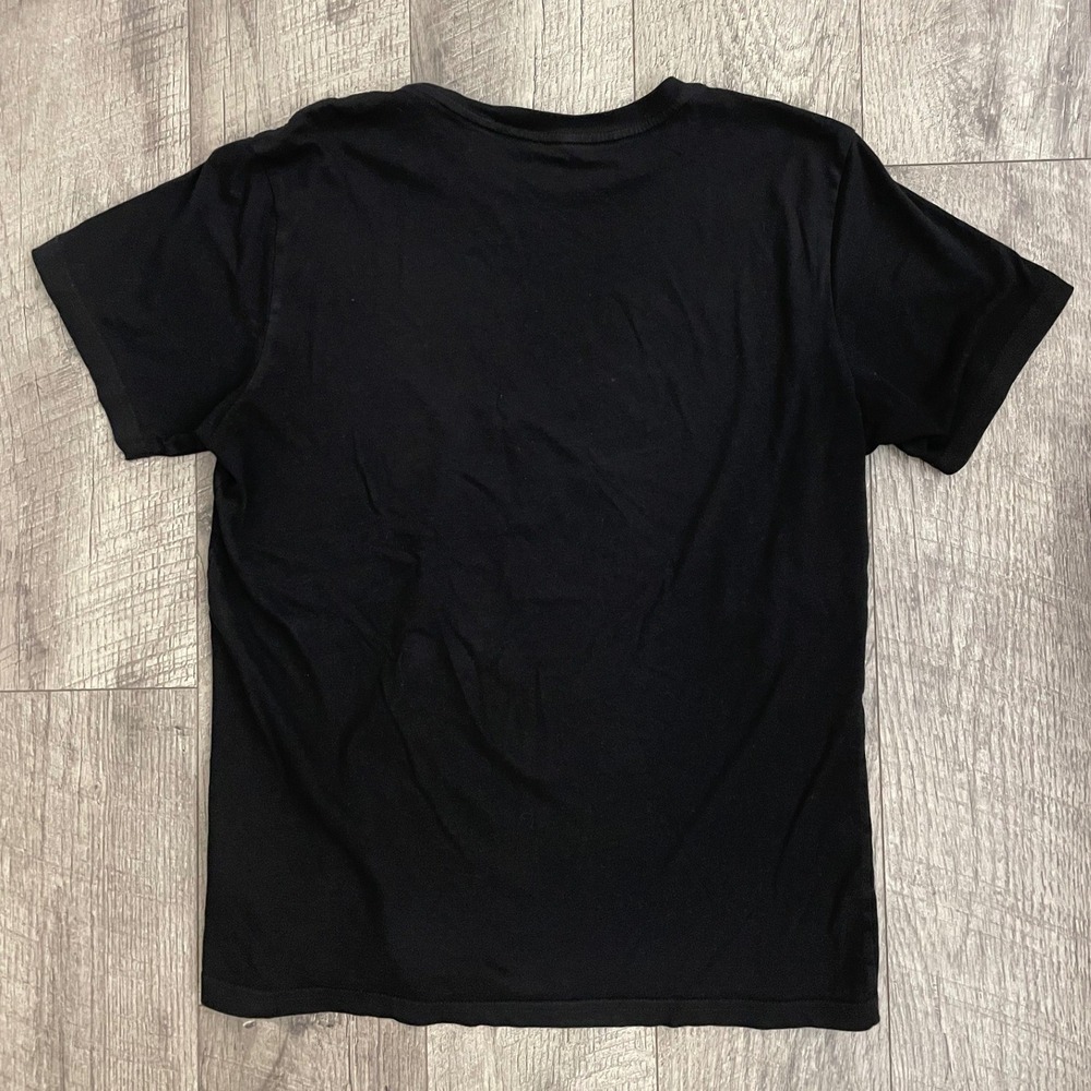 Timberland Boys XL 18/20 Black Graphic T-Shirt Metallic Bronze Tree Logo Tee - Picture 5 of 5